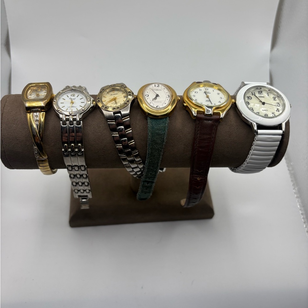 Vintage Women’s Watch Lot – 6pcs Mixed Brands (Needs Batteries)